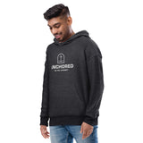 Unisex sueded fleece hoodie